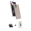 MARSİLYAN™- Redmi Note 12 Pro 4G Kılıf İz Işık Koleksiyonu - Şeffaf Pasifik Cam Ekran Koruyucu + Şeffaf Kamera Lens Koruma Cam