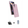 MARSİLYAN™- Redmi Note 12 Pro 4G Kılıf İz Işık Koleksiyonu - Siyah Joko Magic 5D Cam + Kamera Lens Koruma Cam - SF