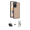 MARSİLYAN™- Redmi Note 12 Pro 4G Kılıf Kıvılcım Işık Serisi - Şeffaf Pasifik Cam Ekran Koruyucu + Kamera Lens Koruma Cam - SF
