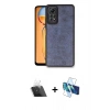 MARSİLYAN™- Redmi Note 12 Pro 4G Kılıf Kıvılcım Işık Serisi - Siyah 3D Antistatik Cam Ekran Koruyucu + Kamera Lens Koruma Cam - SF