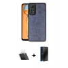 MARSİLYAN™- Redmi Note 12 Pro 4G Kılıf Kıvılcım Işık Serisi - Siyah 3D Antistatik Hayalet Cam Ekran Koruyucu + Şeffaf Kamera Lens Koruma Cam