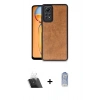 MARSİLYAN™- Redmi Note 12 Pro 4G Kılıf Kıvılcım Işık Serisi - Siyah Joko Magic 5D Cam + Kamera Lens Koruma Cam - SF