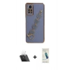 MARSİLYAN™- Redmi Note 12 Pro 4G Kılıf Nova Işık Prime - Şeffaf Pasifik Cam Ekran Koruyucu + Kamera Lens Koruma Cam - SF