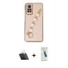 MARSİLYAN™- Redmi Note 12 Pro 4G Kılıf Nova Işık Prime - Şeffaf Pasifik Cam Ekran Koruyucu + Kamera Lens Koruma Cam - SF