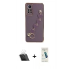 MARSİLYAN™- Redmi Note 12 Pro 4G Kılıf Nova Işık Prime - Şeffaf Pasifik Cam Ekran Koruyucu + Kamera Lens Koruma Cam - SF