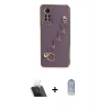 MARSİLYAN™- Redmi Note 12 Pro 4G Kılıf Nova Işık Prime - Siyah Joko Magic 5D Cam + Kamera Lens Koruma Cam - SF
