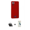 MARSİLYAN™- Redmi Note 12 Pro 4G Kılıf Vadi Çizgi Prime - Şeffaf Pasifik Cam Ekran Koruyucu + Kamera Lens Koruma Cam - SF