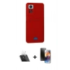 MARSİLYAN™- Redmi Note 12 Pro 4G Kılıf Vadi Çizgi Prime - Siyah 3D Antistatik Mat Seramik Nano Ekran Koruyucu + Kamera Lens Koruma Cam - SF