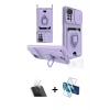 MARSİLYAN™- Redmi Note 12 Pro 4G Kılıf Vadi Form Prime - Siyah 3D Antistatik Cam Ekran Koruyucu + Kamera Lens Koruma Cam - SF