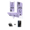 MARSİLYAN™- Redmi Note 12 Pro 4G Kılıf Vadi Form Prime - Siyah 3D Antistatik Hayalet Cam Ekran Koruyucu + Kamera Lens Koruma Cam - SF