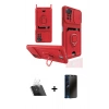 MARSİLYAN™- Redmi Note 12 Pro 4G Kılıf Vadi Form Prime - Siyah 3D Antistatik Hayalet Cam Ekran Koruyucu + Kamera Lens Koruma Cam - SF