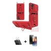 MARSİLYAN™- Redmi Note 12 Pro 4G Kılıf Vadi Form Prime - Siyah 3D Antistatik Mat Seramik Nano Ekran Koruyucu + Kamera Lens Koruma Cam - SF
