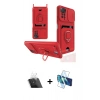 MARSİLYAN™- Redmi Note 12 Pro 4G Kılıf Vadi Form Prime - Siyah 3D Antistatik Seramik Nano Ekran Koruyucu + Kamera Lens Koruma Cam - SF