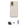 MARSİLYAN™- Redmi Note 12 Pro 4G Kılıf Yankı Serisi - Siyah Joko Magic 5D Cam + Kamera Lens Koruma Cam - SF