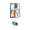 MARSİLYAN™- Redmi Note 12 Pro 4G Kılıf Zirve Doku Prime - Siyah 3D Antistatik Seramik Nano Ekran Koruyucu