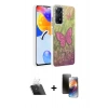 MARSİLYAN™- Redmi Note 12 Pro 4G Kılıf Zirve Modern Prime - Siyah 3D Antistatik Mat Seramik Nano Ekran Koruyucu + Kamera Lens Koruma Cam - SF