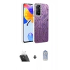 MARSİLYAN™- Redmi Note 12 Pro 4G Kılıf Zirve Modern Prime - Siyah Joko Magic 5D Cam + Kamera Lens Koruma Cam - SF