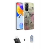 MARSİLYAN™- Redmi Note 12 Pro 4G Kılıf Zirve Modern Prime - Siyah Joko Magic 5D Cam + Kamera Lens Koruma Cam - SF