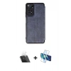 MARSİLYAN™- Redmi Note 12 Pro 4G Kılıf Zirve Yansıma Serisi - Siyah 3D Antistatik Cam Ekran Koruyucu + Kamera Lens Koruma Cam - SF