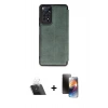 MARSİLYAN™- Redmi Note 12 Pro 4G Kılıf Zirve Yansıma Serisi - Siyah 3D Antistatik Mat Seramik Nano Ekran Koruyucu + Kamera Lens Koruma Cam - SF
