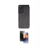 MARSİLYAN™- Redmi Note 12 Pro 4G Kılıf Zirve Yansıma Serisi - Siyah 3D Antistatik Mat Seramik Nano Ekran Koruyucu