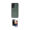 MARSİLYAN™- Redmi Note 12 Pro 4G Kılıf Zirve Yansıma Serisi - Siyah 3D Antistatik Mat Seramik Nano Ekran Koruyucu