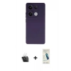 MARSİLYAN™- Redmi Note 13 4G Kılıf Ahenk Serisi - Şeffaf Pasifik Cam Ekran Koruyucu + Kamera Lens Koruma Cam - SF