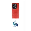 MARSİLYAN™- Redmi Note 13 4G Kılıf Doruk Asil Koleksiyonu - Siyah 3D Antistatik Seramik Nano Ekran Koruyucu