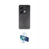 MARSİLYAN™- Redmi Note 13 4G Kılıf Doruk Asil Koleksiyonu - Siyah 3D Antistatik Seramik Nano Ekran Koruyucu