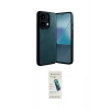MARSİLYAN™- Redmi Note 13 4G Kılıf Kıvılcım Işık Serisi - Şeffaf Pasifik Cam Ekran Koruyucu
