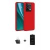 MARSİLYAN™- Redmi Note 13 4G Kılıf Kozmos Yansıma Özel Seri - Siyah 6D Antistatik Mat Seramik Hayalet Nano Ekran Koruyucu + Kamera Lens Koruma Cam - SF