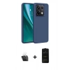 MARSİLYAN™- Redmi Note 13 4G Kılıf Kozmos Yansıma Özel Seri - Siyah 6D Antistatik Mat Seramik Hayalet Nano Ekran Koruyucu + Kamera Lens Koruma Cam - SF