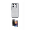 MARSİLYAN™- Redmi Note 13 4G Kılıf Nova Işık Serisi - Siyah 3D Antistatik Mat Seramik Nano Ekran Koruyucu