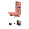 MARSİLYAN™- Redmi Note 13 4G Kılıf Vadi Form Prime - Siyah 3D Antistatik Mat Seramik Nano Ekran Koruyucu + Kamera Lens Koruma Cam - SF