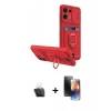 MARSİLYAN™- Redmi Note 13 4G Kılıf Vadi Form Prime - Siyah 3D Antistatik Mat Seramik Nano Ekran Koruyucu + Kamera Lens Koruma Cam - SF