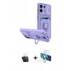 MARSİLYAN™- Redmi Note 13 4G Kılıf Vadi Form Prime - Siyah 3D Antistatik Seramik Nano Ekran Koruyucu + Kamera Lens Koruma Cam - SF