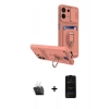 MARSİLYAN™- Redmi Note 13 4G Kılıf Vadi Form Prime - Siyah 6D Antistatik Mat Seramik Hayalet Nano Ekran Koruyucu + Kamera Lens Koruma Cam - SF