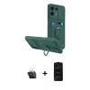 MARSİLYAN™- Redmi Note 13 4G Kılıf Vadi Form Prime - Siyah 6D Antistatik Mat Seramik Hayalet Nano Ekran Koruyucu + Kamera Lens Koruma Cam - SF