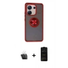 MARSİLYAN™- Redmi Note 13 4G Kılıf Yörünge Çizgi - Siyah 6D Antistatik Mat Seramik Hayalet Nano Ekran Koruyucu + Şeffaf Kamera Lens Koruma Cam