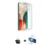 MARSİLYAN™- Redmi Note 13 4G Kılıf Zirve Doku - Siyah 3D Antistatik Seramik Nano Ekran Koruyucu + Kamera Lens Koruma Cam - SF