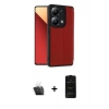 MARSİLYAN™- Redmi Note 13 4G Kılıf Zirve Yansıma Serisi - Siyah 6D Antistatik Mat Seramik Hayalet Nano Ekran Koruyucu + Kamera Lens Koruma Cam - SF