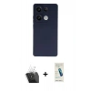 MARSİLYAN™- Redmi Note 13 Pro 4G Kılıf Ahenk Serisi - Şeffaf Pasifik Cam Ekran Koruyucu + Kamera Lens Koruma Cam - SF