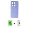 MARSİLYAN™- Redmi Note 13 Pro 4G Kılıf Ahenk Serisi - Şeffaf Pasifik Cam Ekran Koruyucu + Raze Metal Kamera Lens - GS
