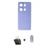 MARSİLYAN™- Redmi Note 13 Pro 4G Kılıf Ahenk Serisi - Siyah Joko Magic 5D Cam + Kamera Lens Koruma Cam - SF