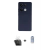 MARSİLYAN™- Redmi Note 13 Pro 4G Kılıf Ahenk Serisi - Siyah Joko Magic 5D Cam + Kamera Lens Koruma Cam - SF