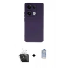 MARSİLYAN™- Redmi Note 13 Pro 4G Kılıf Ahenk Serisi - Siyah Joko Magic 5D Cam + Kamera Lens Koruma Cam - SF