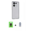 MARSİLYAN™- Redmi Note 13 Pro 4G Kılıf Atlas Minimal Prime - Siyah Joko Magic 5D Cam + Raze Metal Kamera Lens - SH