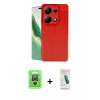 MARSİLYAN™- Redmi Note 13 Pro 4G Kılıf Doruk Klasik Özel Seri - Şeffaf Pasifik Cam Ekran Koruyucu + Raze Metal Kamera Lens - GS