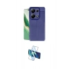 MARSİLYAN™- Redmi Note 13 Pro 4G Kılıf Doruk Klasik Özel Seri - Siyah 3D Antistatik Cam Ekran Koruyucu