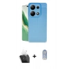 MARSİLYAN™- Redmi Note 13 Pro 4G Kılıf Doruk Klasik Özel Seri - Siyah Joko Magic 5D Cam + Kamera Lens Koruma Cam - SF